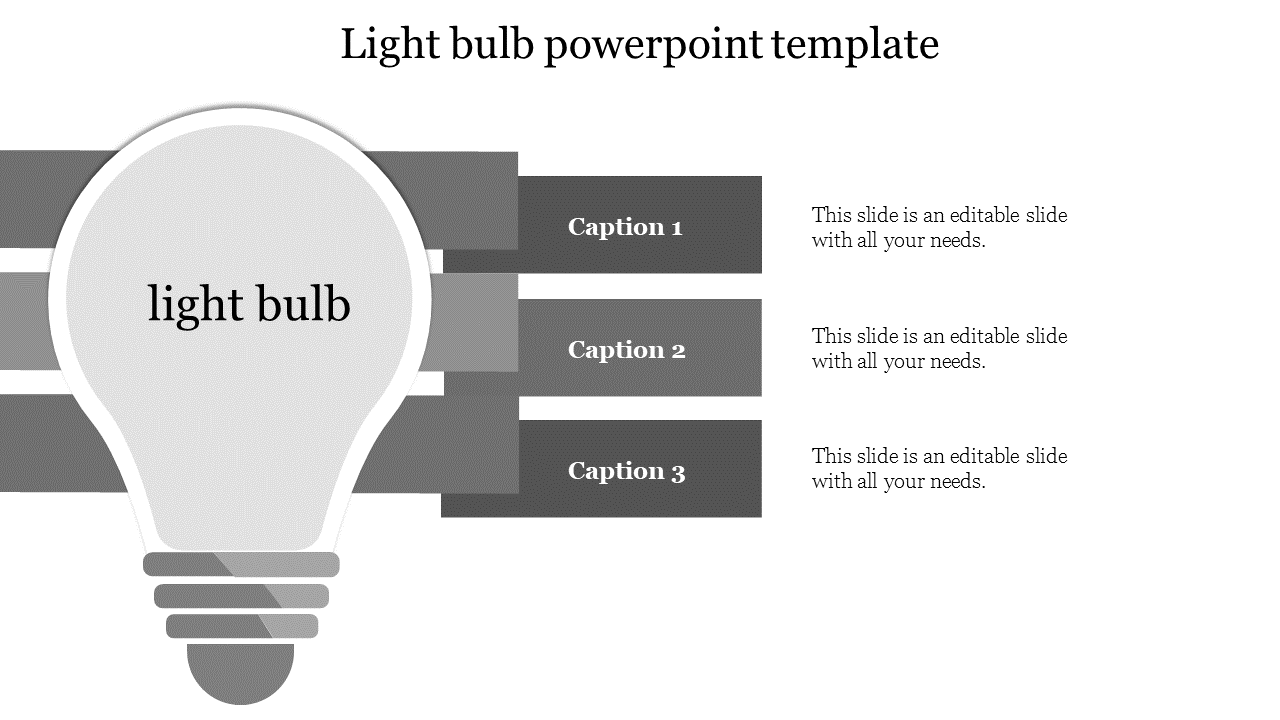 light bulb powerpoint template-3-Gray